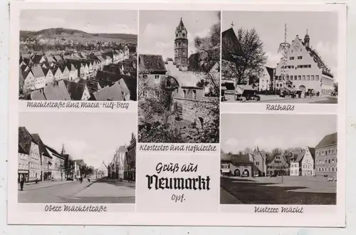 8430 NEUMARKT / Oberpfalz, Mehrbild - AK rücks. kl. Klebereste