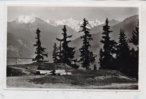 CH 3963 CRANS VS, Blick auf die Berge