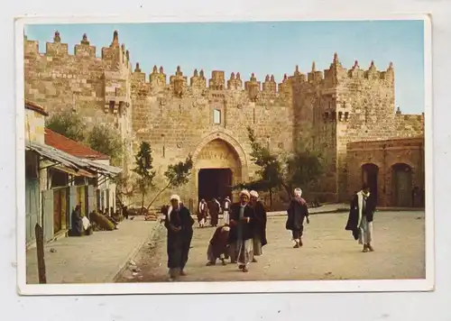 ISRAEL - JERUSALEM, Damaskus-Tor, Uvachrom, ca. 1930