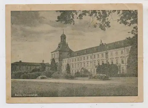 5300 BONN, Universität, 1947, Verlag Knoche Solingen