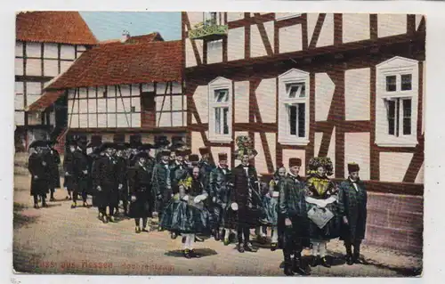 TRACHTEN - Hessischer Hochzeitszug, 1907