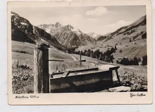 A 6991 MITTELBERG, Blick über das Tal, 1951