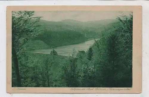BÖHMEN & MÄHREN - BRÜX / MOST, Talsperre, 1923