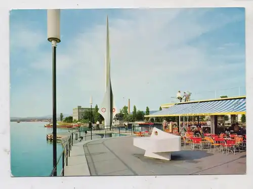 CH 4000 BASEL BS, Rheinhafen, Dreiländerecke, Cafe "Zur weiten Fahrt"