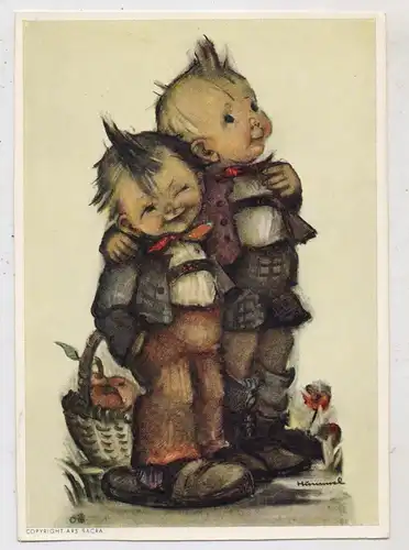 KÜNSTLER - ARTIST - HUMMEL, Zwei Jungen, Ars sacra Josef Müller # 14264