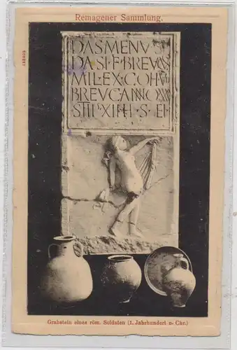 5480 REMAGEN, Remagener Sammlung, Grabstein eines Römischen Soldaten