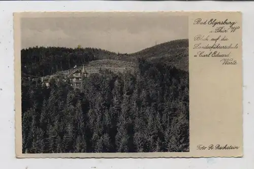 0-6303 ELGERSBURG, Baldur - von - Schirach - Haus, Landesführerschule, NS - Beflaggung, 1935