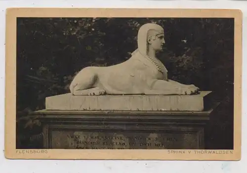 2390 FLENSBURG, Sphinx von Thorwaldsen, 1944