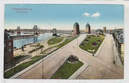 4100 DUISBURG, Auffahrt zur Rheinbrücke