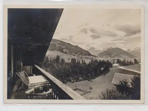 CH 3778 SCHÖNRIED BE bei Gstaad, Pension Alpenrose, 1951
