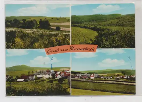 5489 KELBERG - MANNEBACH, Gruss aus..., Dorfansichten