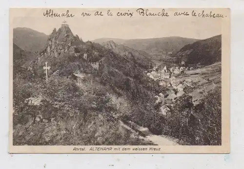 5486 ALTENAHR, Burgruine Are mit dem Weissen Kreuz