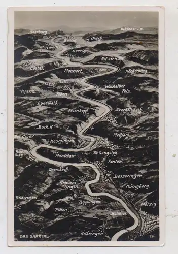 6640 MERZIG, Das Saartal von Merzig bis Saarburg