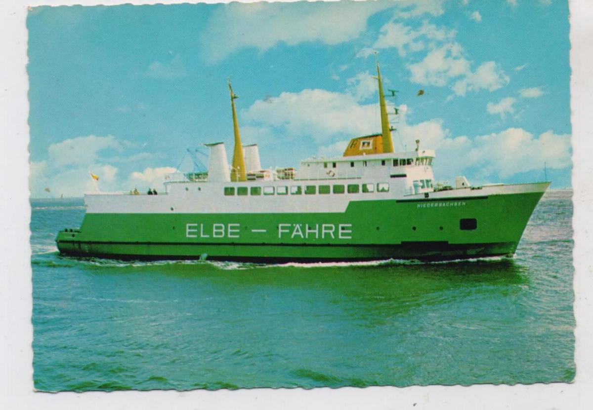 FÄHRE / Ferry / Traversier, "NIEDERSACHSEN", Elbe, Cuxhaven