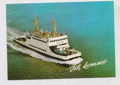 FÄHRE / Ferry / Traversier, "INSEL FÖHR", Föhr - Wittdün