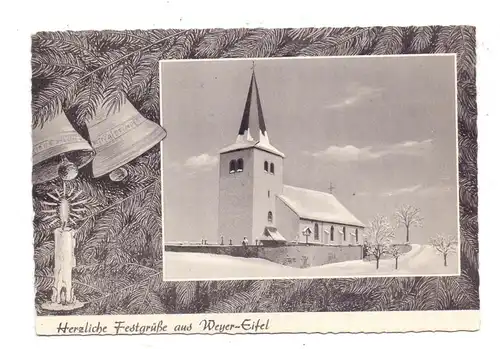 5353 MECHERNICH - WEYER, Winter - Weihnachtskarte
