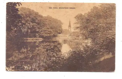 LONDON - REDBRIDGE-WOODFORD GREEN, The Pond, 1920