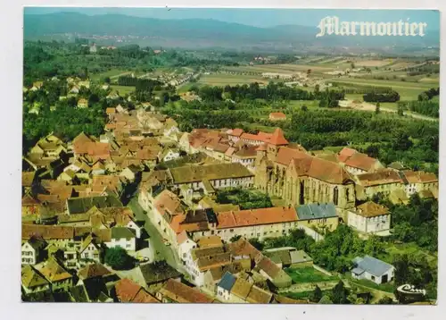 F 67440 MARMOUTIER, vue airienne, CPSM, CIM - Macon