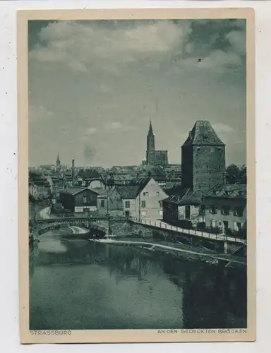 F 67000 STRASBOURG / STRASSBURG, An den gedeckten Brücken, 1944, Photo Heinrich Hoffmann # STR.057