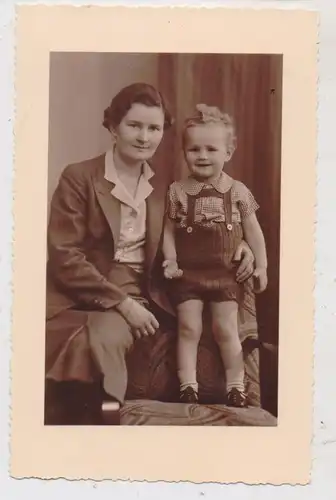 KINDER - Photo - AK kleiner Junge mit Mutter
