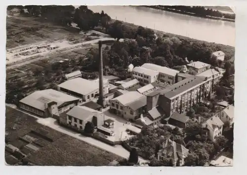 UNBEKANNT / ????, Fabrikgelände, Luftaufnahme 1958, Hamburger Aero - Lloyd
