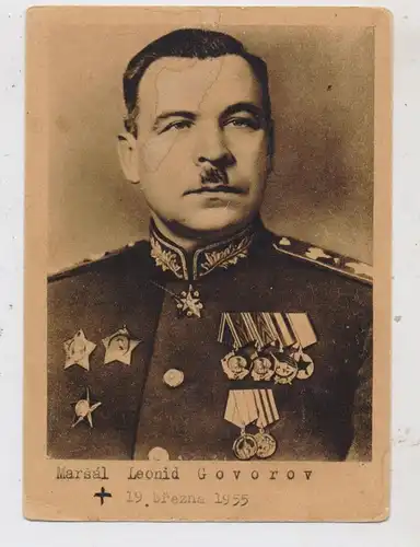 MILITÄR - 2. Weltkrieg, Marschall Leonid Govorov, 1897 - 1955