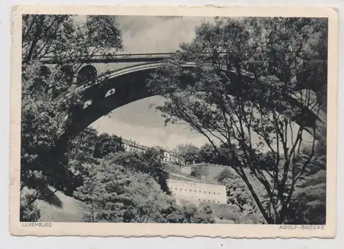 L 1000 LUXEMBURG STADT, Adolf Brücke, 1943, Verlag Heinrich Hoffmann L 010
