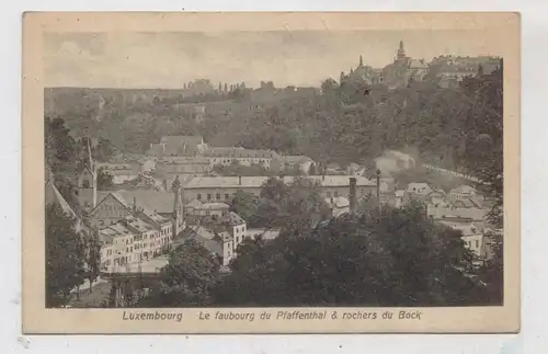L 1000 LUXEMBURG STADT, Pfaffenthal, 1914, 1. Weltkrieg, deutsche Feldpost , Feldpoststation Nr. 1