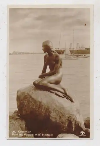 DK 1050 KOBENHAVN / KOPENHAGEN, Parti fra Rheden med Havfruen 7 Die kleine Meerjungfrau, 1929