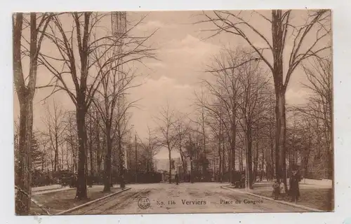 B 4800 VERVIERS, Place du Congres, 1913, Eckknick