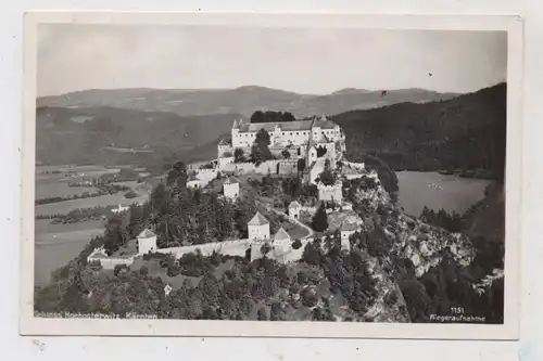A 9314 LAUNSDORF - SANKT GEORGEN am Längsee, Burg Hochosterwitz, Fliegeraufnahme 1938