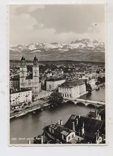 CH 8000 ZÜRICH ZH, Zürich und die Alpen