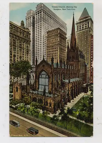 USA - NEW YORK CITY, Trinity Church, Sky Scrapers