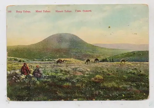 ISRAEL - MOUNT TABOR, rücks. Klebereste, 1920