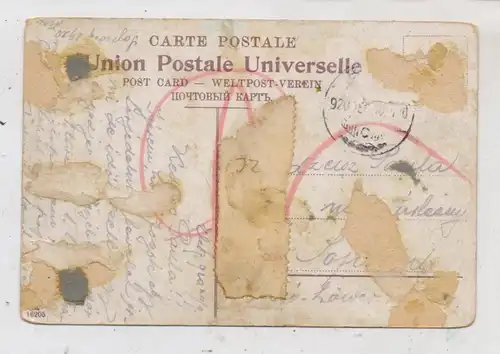 ISRAEL - MOUNT TABOR, rücks. Klebereste, 1920