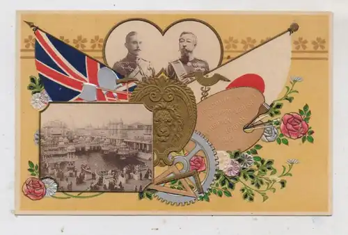 EXPO - 1910 LONDON, Japan - British Exhibition, embossed