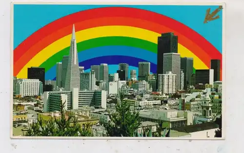 USA - CALIFORNIA - SAN FRANCISCO, The City and the end of the rainbow.