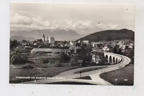 A 9100 VÖLKERMARKT, Ortsansicht mit Hochobir