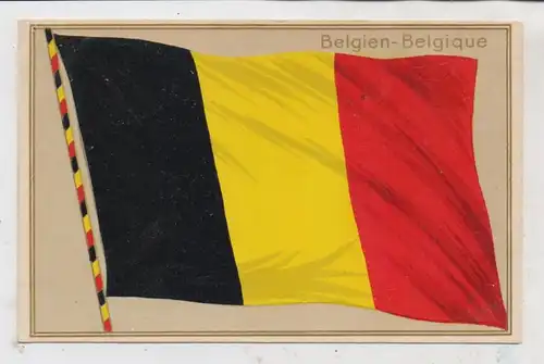 BELGIE / BELGIQUE / BELGIEN, Nationalfahne, geprägt / embossed / relief