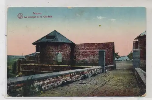 B 5000 NAMUR, Au sommet de la Citadelle, 1921