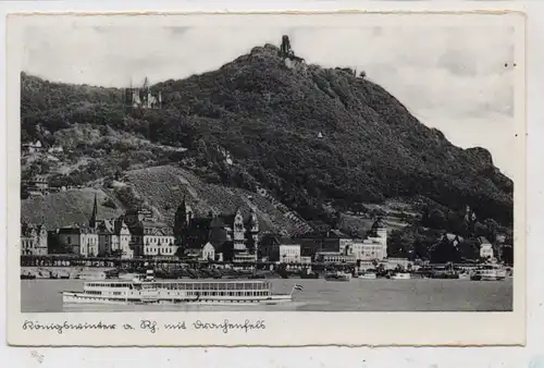 BINNENSCHIFFE - RHEIN, Köln-Düsseldorfer "VATERLAND" vor Königswinter, 1939