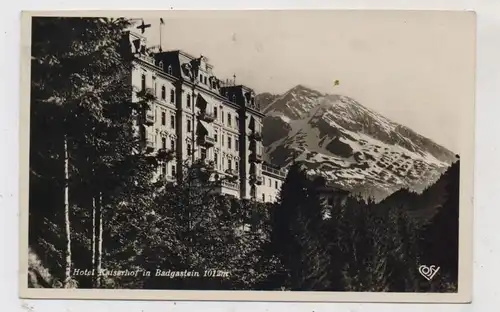 A 5630 BAD GASTEIN, Hotel Kaiserhof, 1933, Cosy Verlag