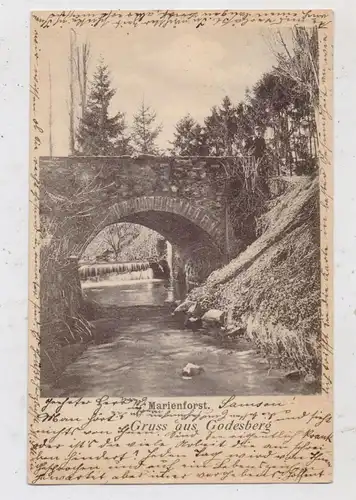 5300 BONN - BAD GODESBERG, Marienforst, Brücke, 1902