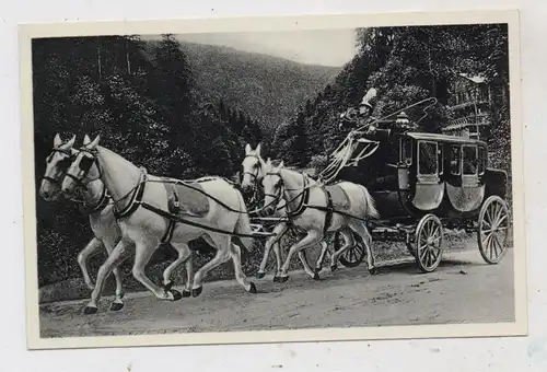 POST - Postkutsche, Die alte Postkutsche, seit 2.9.1938 wieder im Schwarzatal fahrend