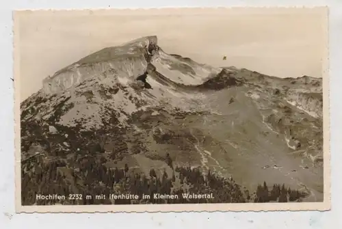 A 6991 MITTELBERG, Ifenhütte, Hochifen, 1938