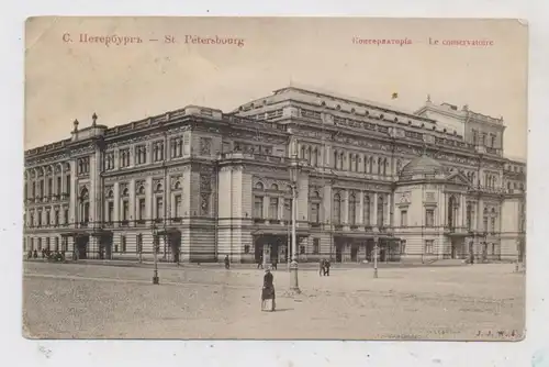 RU 190000 SANKT PETERSBURG, Konservatorium, 1909, kl. Eckknick