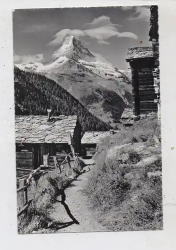 CH 3920 ZERMATT VS, Findeln mit Matterhorn