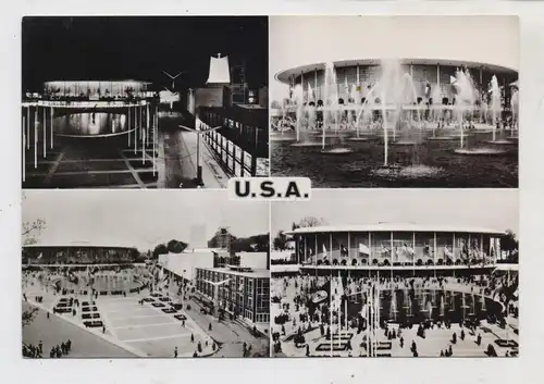 EXPO - 1958 BRUSSEL, USA Pavillon, multi view