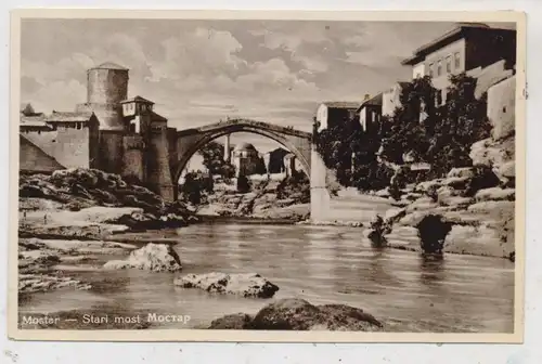 BOSNA i HERCEGOVINA - MOSTAR, Stari Most / Alte Brücke, Ed.: Pacher & Kisic
