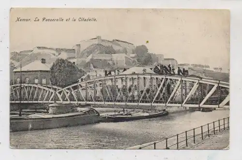 B 5000 NAMUR, Passerelle & Citadelle, 1908
